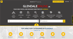 Desktop Screenshot of glendaleonline.us
